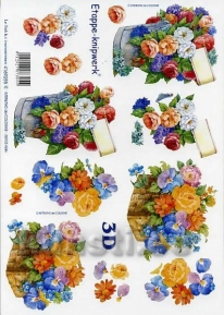 Decoupage paper 3D A4  LeSuh 4169255 ― VIP Office HobbyART