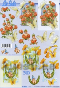 Decoupage paper 3D A4  LeSuh 4169751  ― VIP Office HobbyART