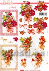 Decoupage paper 3D A4  LeSuh 4169792 ― VIP Office HobbyART