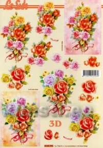 Decoupage paper 3D A4  LeSuh 4169793 ― VIP Office HobbyART