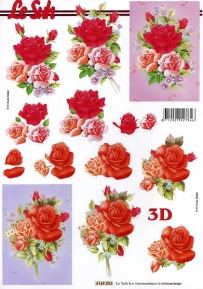 Decoupage paper 3D A4  LeSuh 4169853  ― VIP Office HobbyART