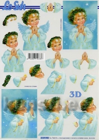 Decoupage paper 3D A4  LeSuh 4169920  ― VIP Office HobbyART