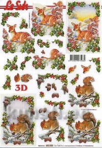 Decoupage paper 3D A4  LeSuh 650-003 ― VIP Office HobbyART