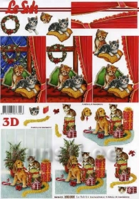 Decoupage paper 3D A4  LeSuh 650-008 ― VIP Office HobbyART