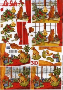 Decoupage paper 3D A4  LeSuh 650-009 ― VIP Office HobbyART