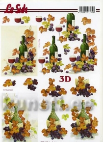 Decoupage paper 3D A4  LeSuh 777-065 ― VIP Office HobbyART