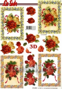 Decoupage paper 3D A4  LeSuh 777-070 ― VIP Office HobbyART