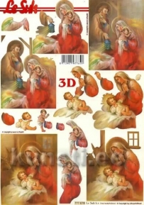 Decoupage paper 3D A4  LeSuh 777-078 ― VIP Office HobbyART