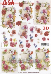 Decoupage paper 3D A4  LeSuh 777-143 ― VIP Office HobbyART