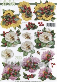 Decoupage paper 3D A4  LeSuh 777-221 ― VIP Office HobbyART