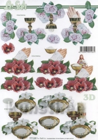 Decoupage paper 3D A4  LeSuh 777-239 ― VIP Office HobbyART