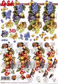 Decoupage paper 3D A4  LeSuh 8215-313 ― VIP Office HobbyART