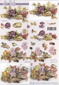 Decoupage paper 3D A4  LeSuh 8215-349 ― VIP Office HobbyART