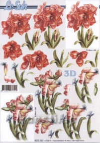 Decoupage paper 3D A4  LeSuh 8215-350 ― VIP Office HobbyART