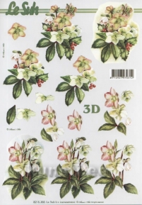 Decoupage paper 3D A4  LeSuh 8215-355 ― VIP Office HobbyART