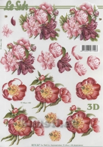 Decoupage paper 3D A4  LeSuh 8215-367 ― VIP Office HobbyART