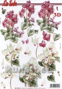 Decoupage paper 3D A4  LeSuh 8215-406 ― VIP Office HobbyART