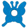 Люверсы, 4 мм, цвет синие, 20 шт 4883475 ― VIP Office HobbyART