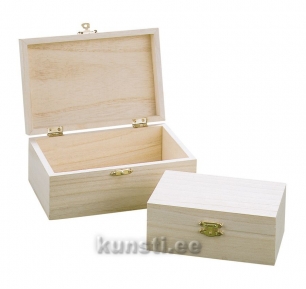 Wooden box 12 x 18 x 7 cm ― VIP Office HobbyART