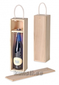 Деревянная подарочная коробка для вина 37 x 10.5 x 9.5 cm ― VIP Office HobbyART