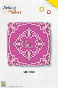 Lõikenoad Frame dies multi square butterflies, Nellie's Choice MFD040 ― VIP Office HobbyART