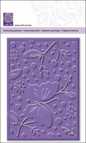 Tekstuurplaat Embossing folder butterfly flowers, cArt-Us 22725 ― VIP Office HobbyART