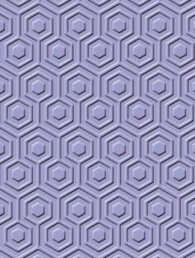 Embossing folder Craft Concepts CR900033 hexagon illusion ― VIP Office HobbyART