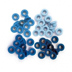 Eyelets assortment 60tk blue ― VIP Office HobbyART