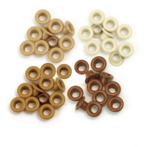 Eyelets assortment 60tk brown ― VIP Office HobbyART