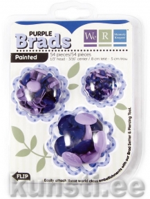 Brad Basics Painted 54tk purple, We R Memory Keepers ― VIP Office HobbyART