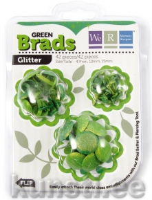 Brad Basics Glitter 42tk green, We R Memory Keepers ― VIP Office HobbyART