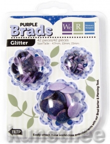 Брадсы Basics Glitter 42tk purple ― VIP Office HobbyART