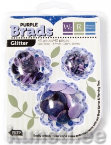 Naelad Basics Glitter 42tk purple ― VIP Office HobbyART