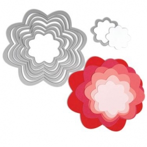 Framelits Die Set flowers, Sizzix 657553 ― VIP Office HobbyART