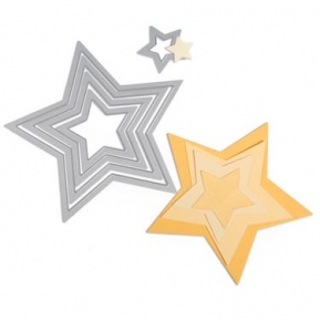 Sizzix Framelits Die set 5pk stars ― VIP Office HobbyART