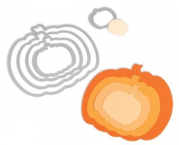 Sizzix Framelits die set 5pk pumpkins ― VIP Office HobbyART