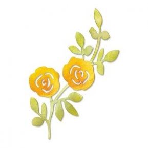 Sizzlits Die - Flowers Climbing on Vine, Sizzix 658066 ― VIP Office HobbyART