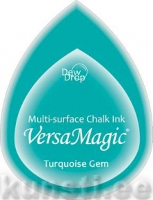 VersaMagic Chalk Ink Pad Dew Drop 15 turquoise gem ― VIP Office HobbyART