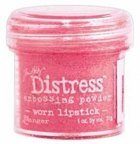 Embossing powder, 31 g Ranger TIM22954 worn lipstick ― VIP Office HobbyART