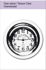 Силиконовый штамп 5x6cm Часы 2 ― VIP Office HobbyART