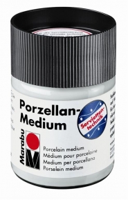 Клей для декупажа по фарфору и стеклу 50ml Porcelain medium Marabu ― VIP Office HobbyART