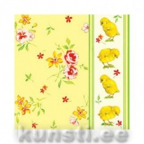 Napkin SWEET POULTS yellow ― VIP Office HobbyART