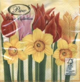 Napkin Blooms of Spring yellow SDL075001 ― VIP Office HobbyART