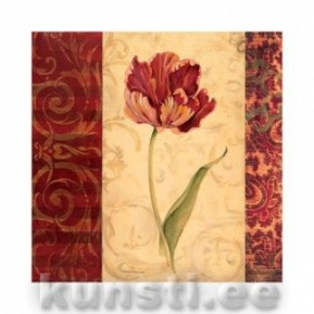 Napkin CHIC TULIP dark red ― VIP Office HobbyART