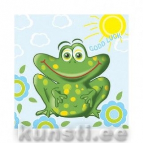 Napkin LUCKY FROGS ― VIP Office HobbyART