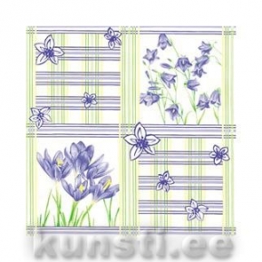 Napkin FLOWERS OF SPRING violet ― VIP Office HobbyART