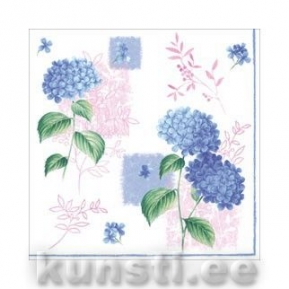 Napkin BLUE GARDEN FLOWERS ― VIP Office HobbyART