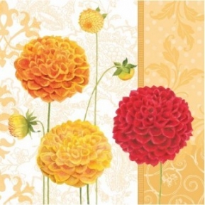 Napkin Floral Autumn orange SDL079002 ― VIP Office HobbyART