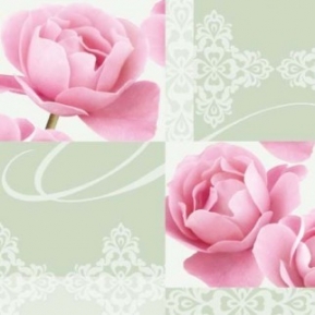 Napkin Roses Love light green SDL088006 ― VIP Office HobbyART
