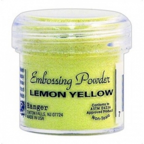 Embossing powder, 21 g Ranger EPJ00327 lemon yellow ― VIP Office HobbyART